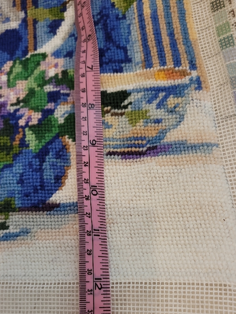 Blue Floral Tea Set Tapestry Wall Hanging - Picture 7 of 7